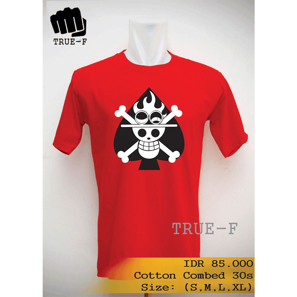 Baju Distro Anime OnePiece Portgas D Ace