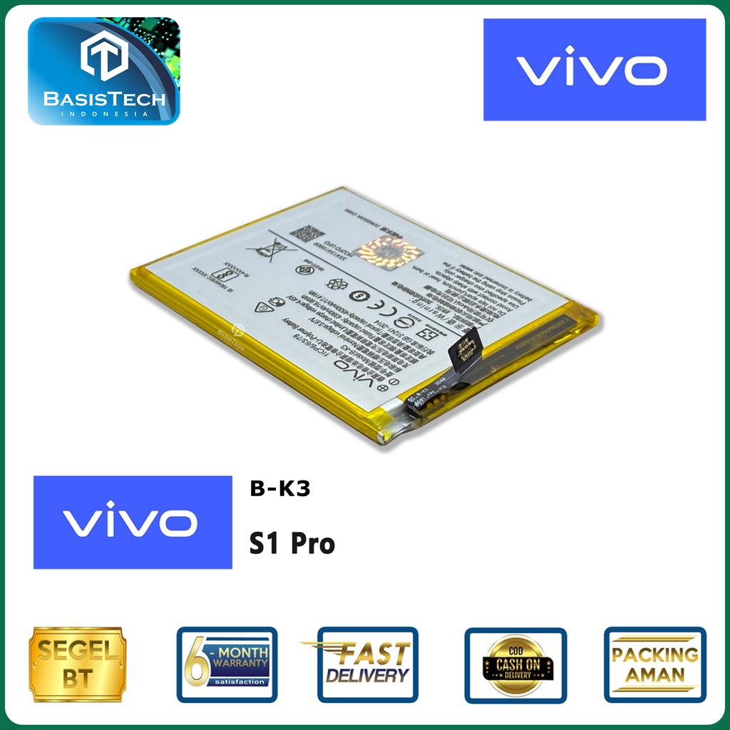 BATERAI VIVO S1 Pro B-K3 - ORI99 GOOD QUALITY