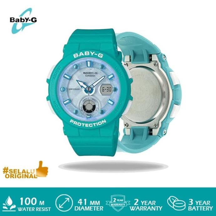 Casio BABY-G BGA-250-2ADR / BGA-250-2ADR / BGA250 ORIGINAL barang ada