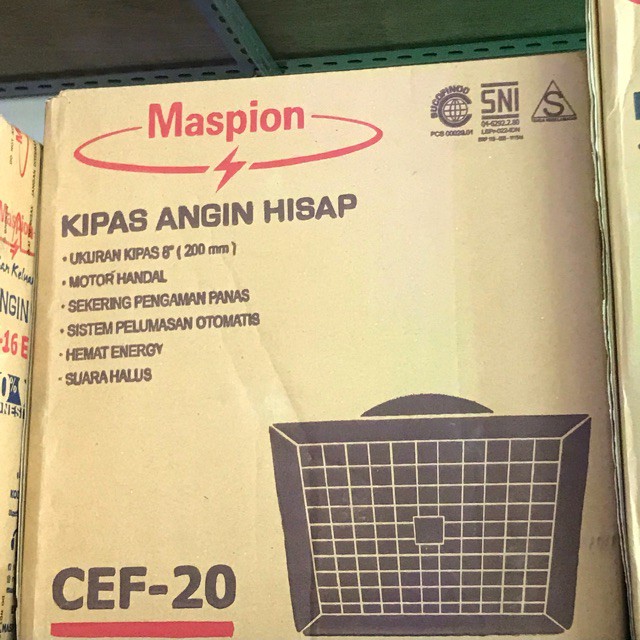 HARGA MURAH Maspion Exhaust fan kipas angin hisap CEF 20
