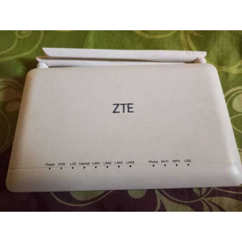 modem zte f670l. bekas mulus