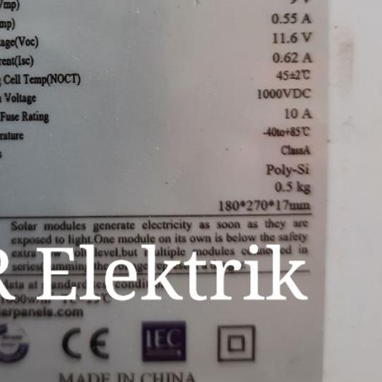 Solar Panel Solar Cell Panel Surya 5wp Poly 5 Wp Polycrystalline