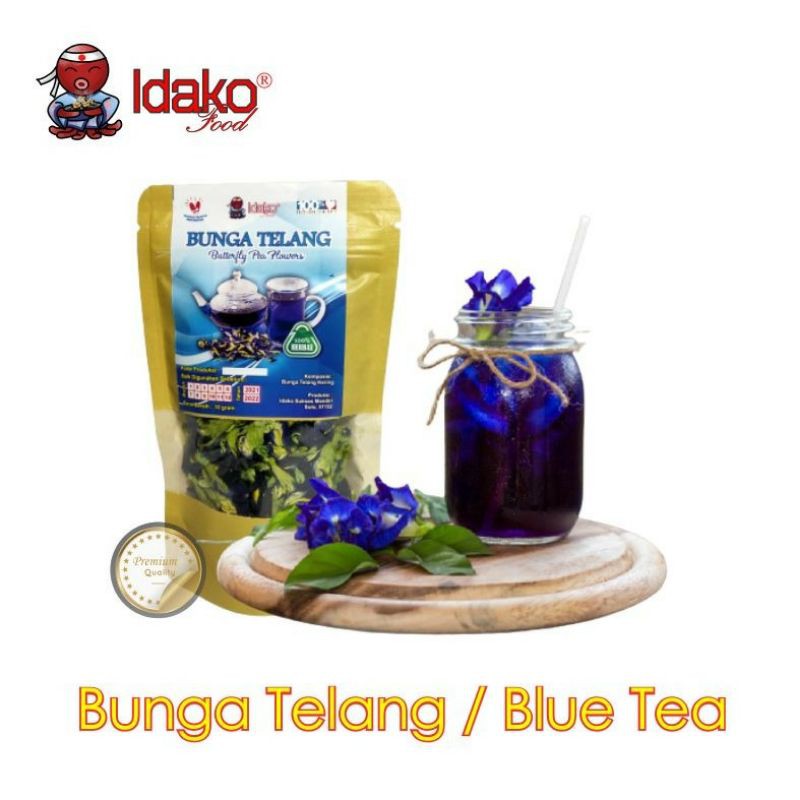 

Bunga Telang / Blue Tea / Butterfly Pea Flowers 10 gr