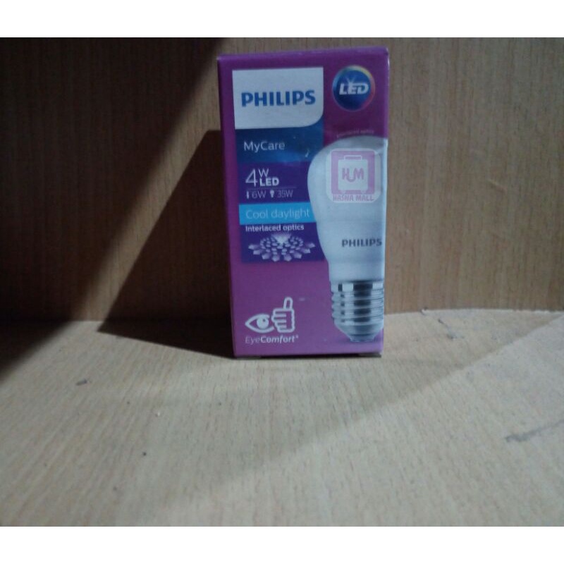 Philips Lampu Bohlam Led Bulb My Care 4 Watt