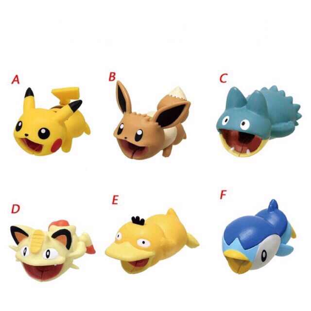 cable bite pokemon pelindung kabel pikachu evee snorlax psyduck piplup meowth vulpix embren