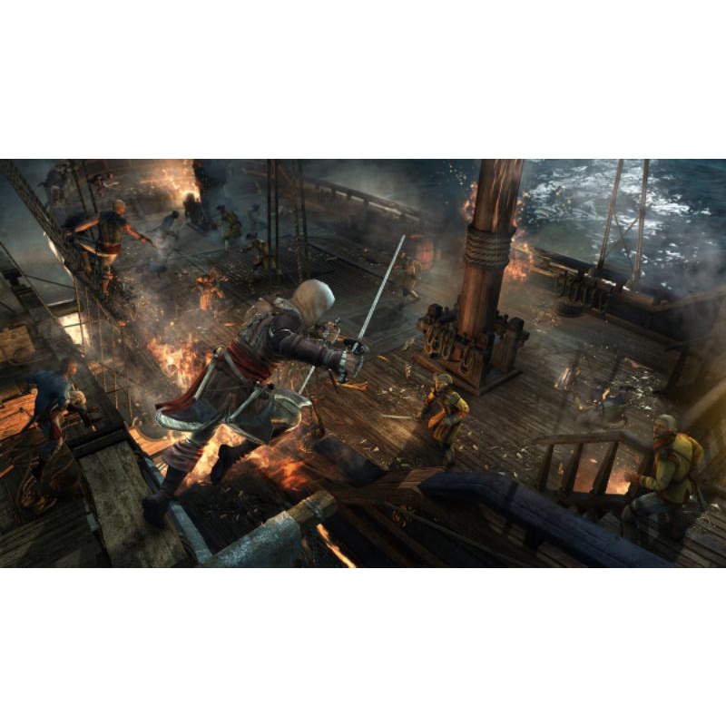 BD Kaset PS4 Assassins Creed IV Black Flag Game PS 4 Bekas Second Mulus