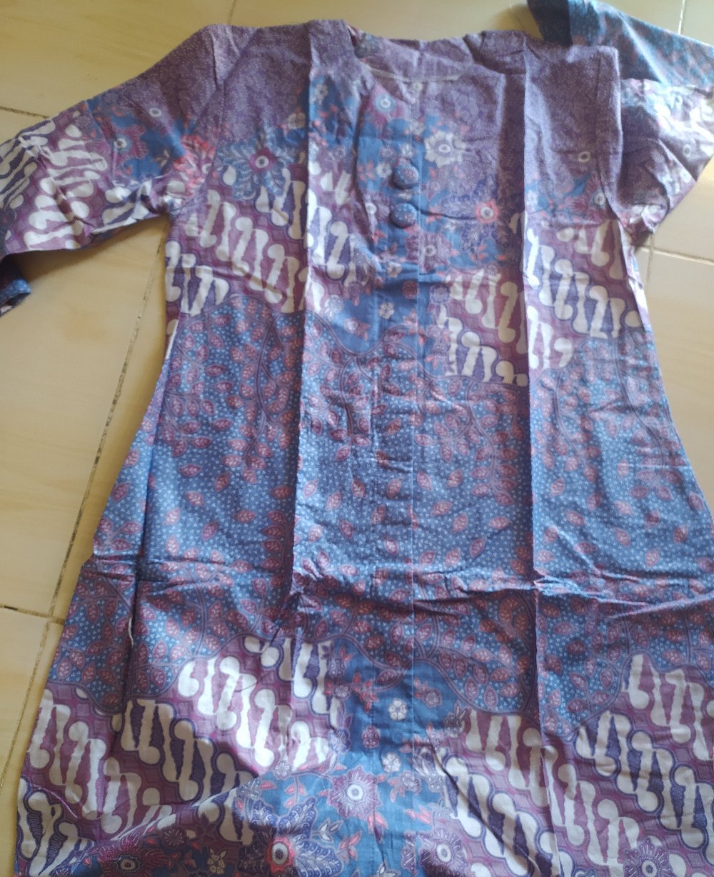 Terlaris Serut Genes Jelita Tunic Navbor Yelbor Whitbor Creambor Tunik Batik