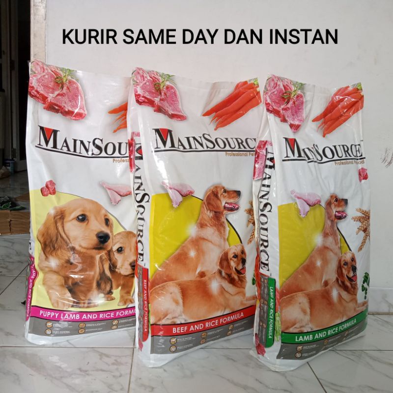 Mainsource Good Dogfood  18.14Kg All  Variant (GO-jek only) makanan kering anjing main source good dogfood