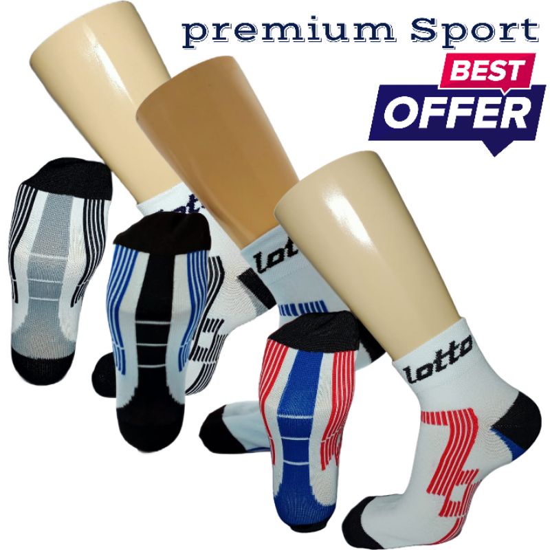 Kaos Kaki Sport (lott Polyster)/Kaos Kaki Olah Raga