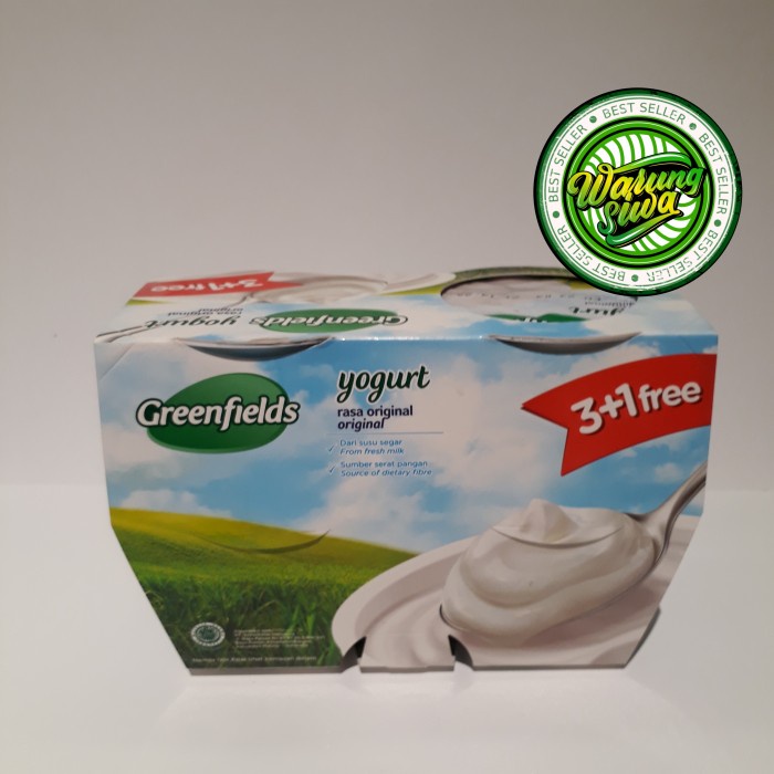 

greenfields yogurt original 4 x 125gr