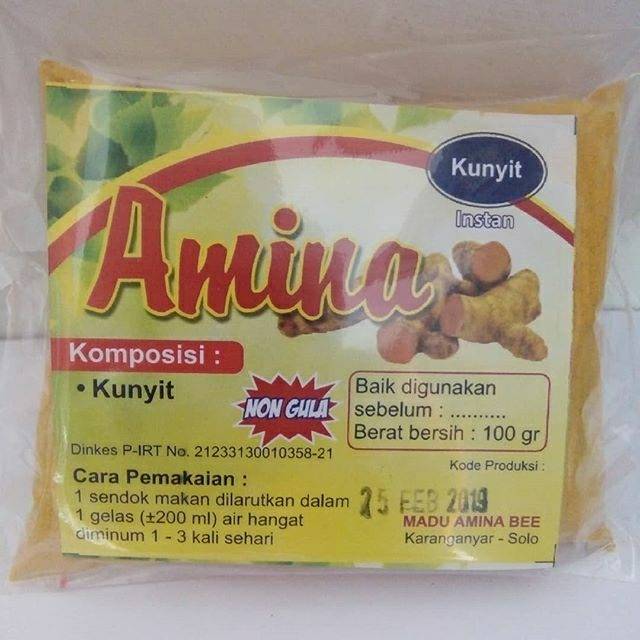 

Kunyit instan non gula by amina @100gr