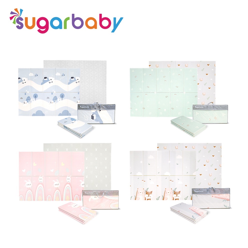 Sugar Baby Foldable Baby Playmat Nature Series Playmat Lipat Anak Karpet Lipat Bayi Matras Bayi