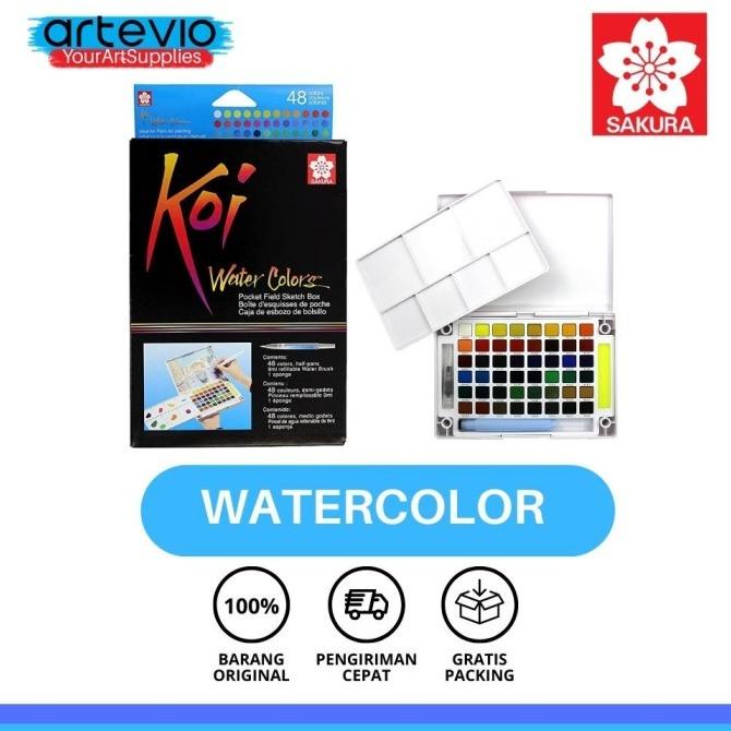 

Cat Air / Sakura Koi Watercolors 24 Field Sketch Box