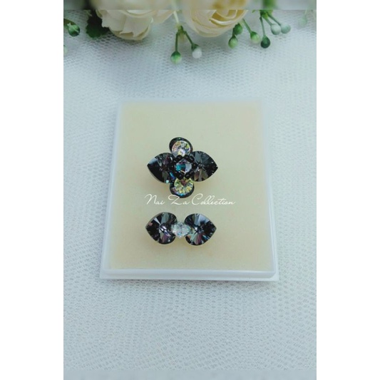 Peniti Dagu Swarovski Original , Peniti Hijab Crystal Asli Swarovski