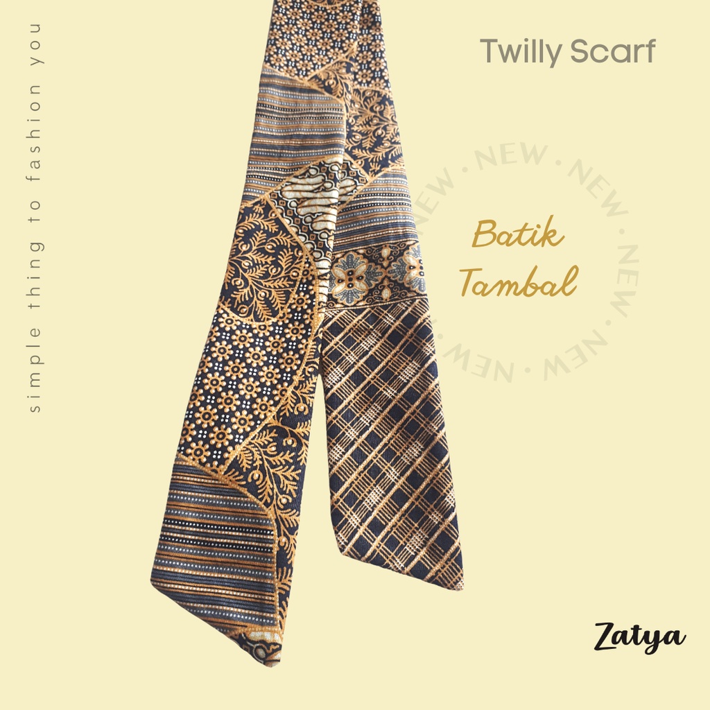 Twilly Batik Scarf by Zatya-Batik Tambal