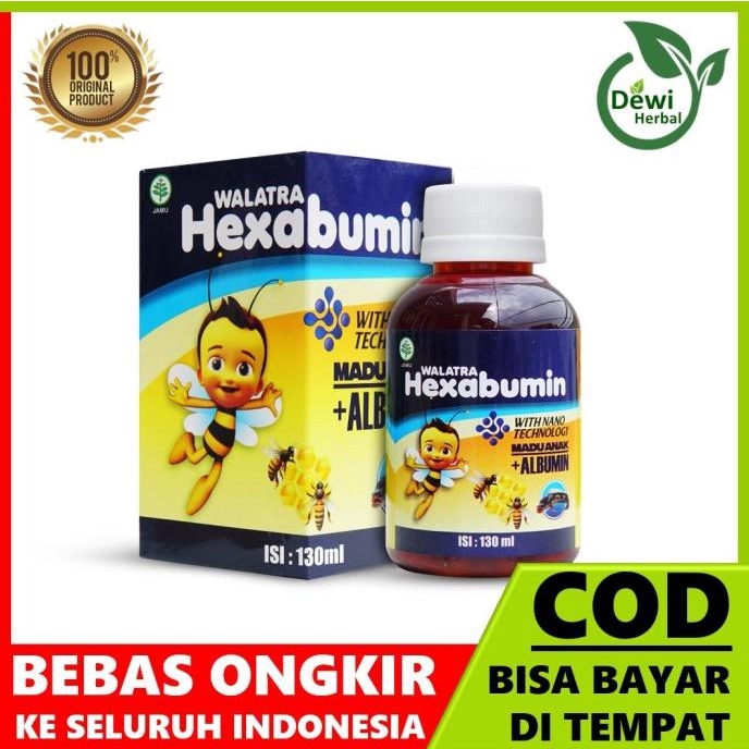 VITAMIN ANAK // OBAT ANAK LAMBAT BICARA / TERLAMBAT BICARA ALAMI - WALATRA HEXABUMIN LIMITED EDITION