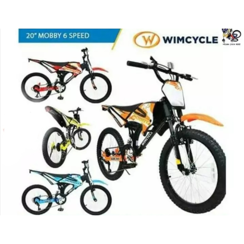 SEPEDA ANAK 20 WIMCYCLE MOBBY 6 SPEED