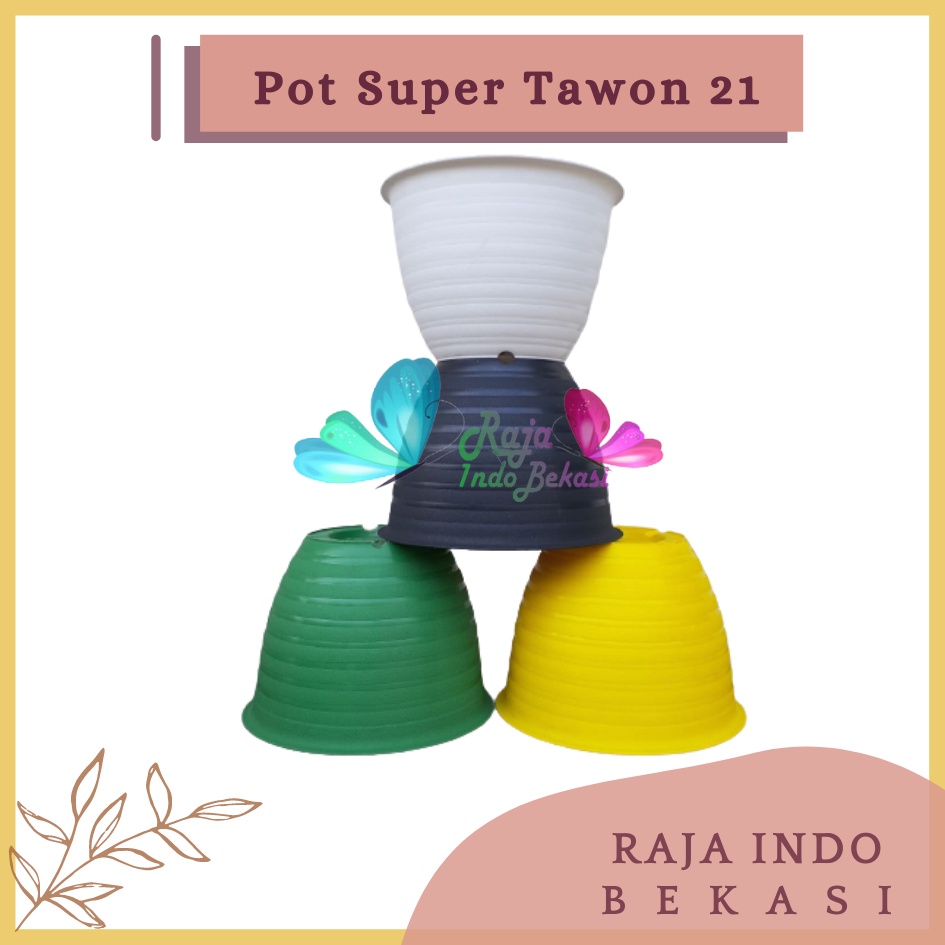 Pot Super Tawon 21cm Warna Warni