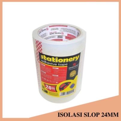 

Isolasi 24 mm Nachi lakban Bening Selotip Solasi 1 Inchi Slop Stationery murah super lengket