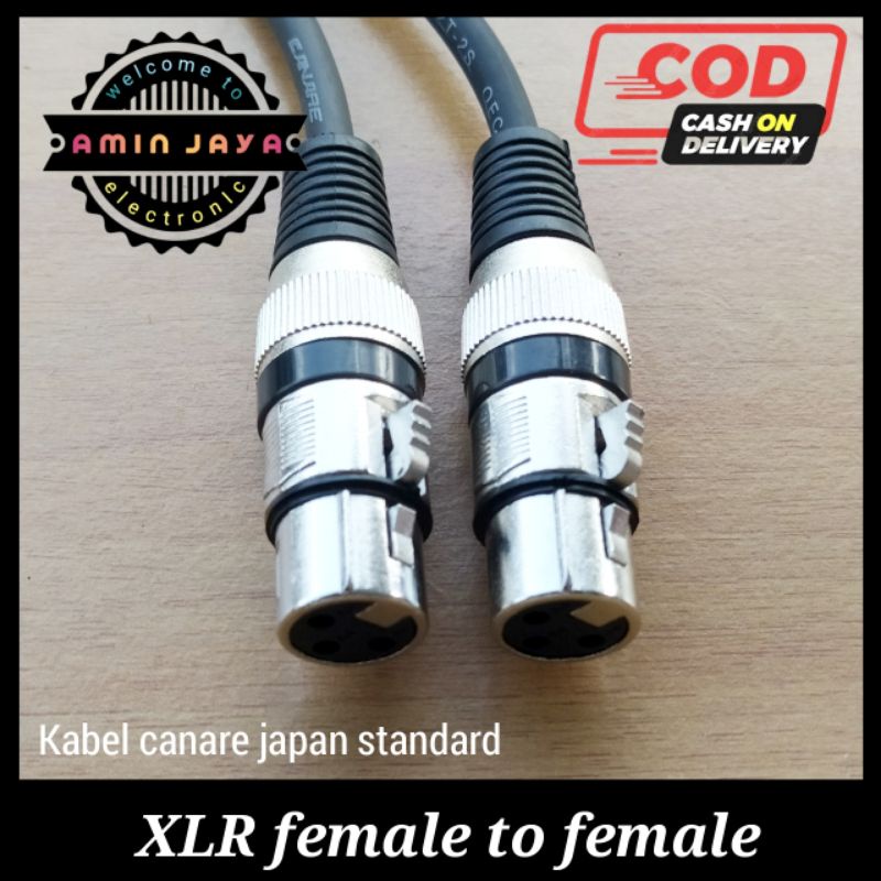 Kabel XLR female to female kabel canare japan standard