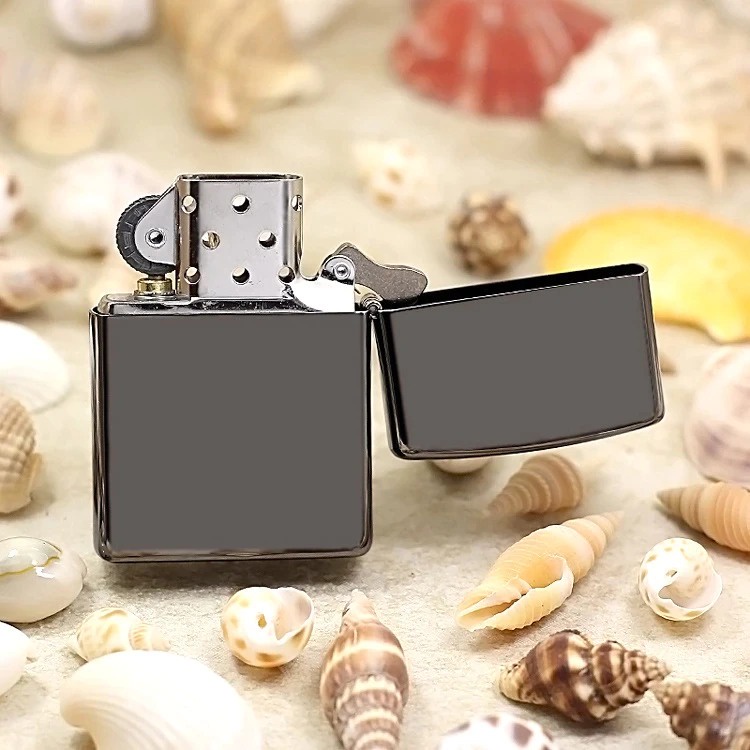 Korek Api Zippo Black Ice Polos Grade Ori