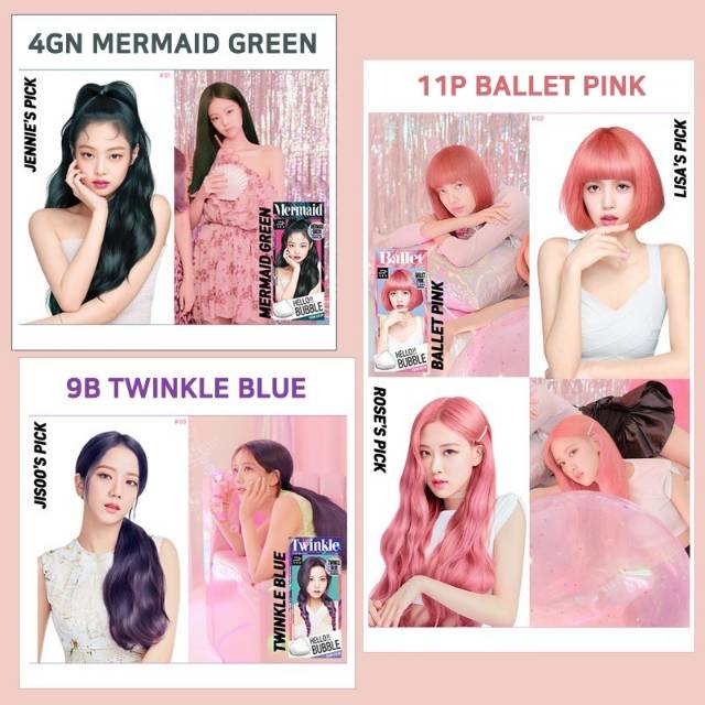 [READY] Mise En Scène Hello Bubble Foam Hair Color Blackpink-8