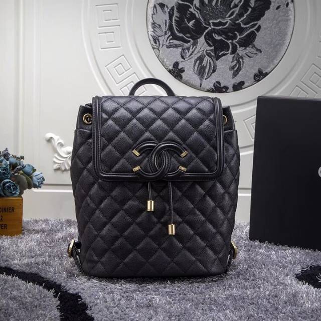Chanel Classic Backpack / Tas Ransel Wanita / Super Mirror Quality