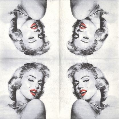 Decoupage Napkin - Tissue Decoupage 2Ply HU - Marilyn Monroe