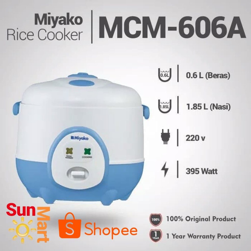 Termurah!  Magic Com 606 A / B Penanak Nasi  Rice Cooker Magic Warmer 0.6L