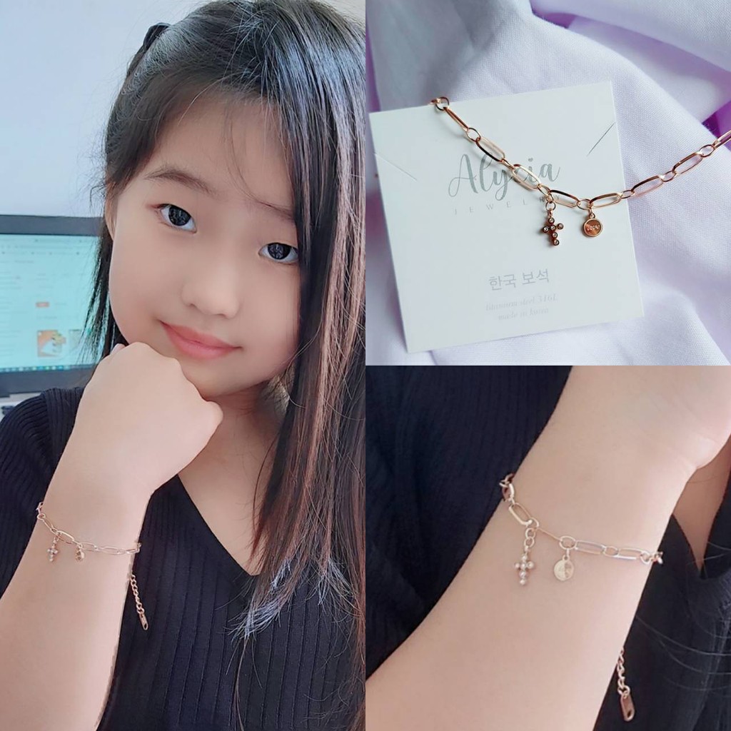 gelang anak asli titanium anti karat