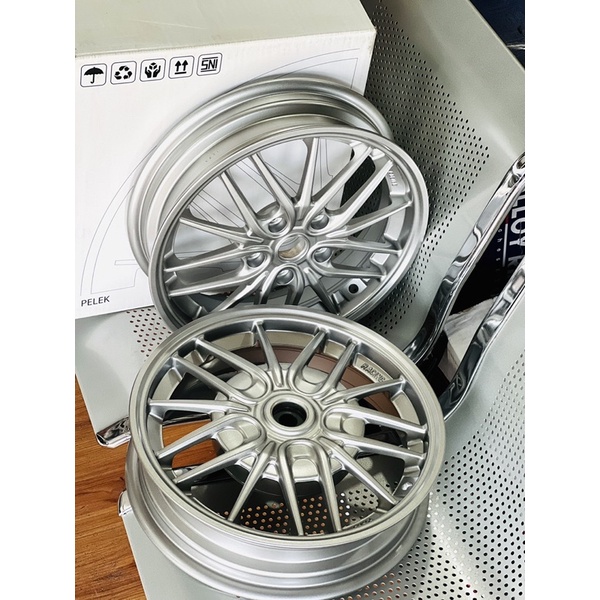 Velg Pako Silver Ring 12 Vespa matic Velg Vespa Sprint Velg Vespa Primavera Velg Vespa S Velg Vespa 