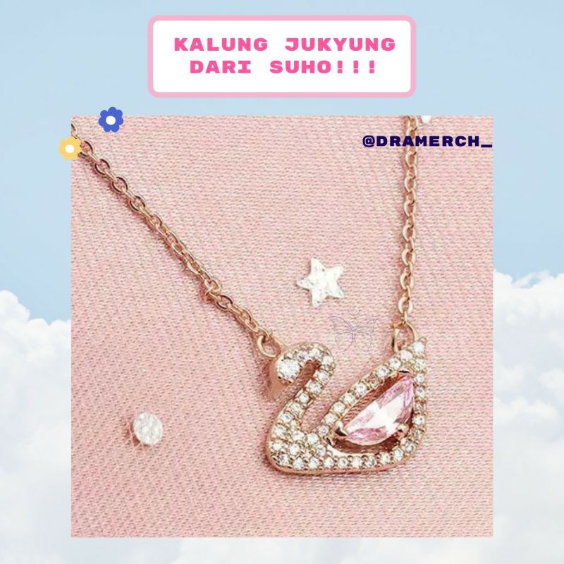 Kalung Jukyung Suho kado cantik True Beauty lee su hoo lim jugyeong | anting angsa