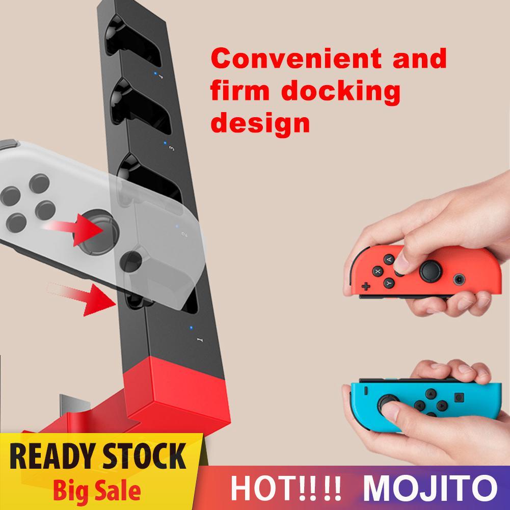 MOJITO PG-9186 Controller Charger Charging Dock Stand for Nintendo Switch Joy-Con