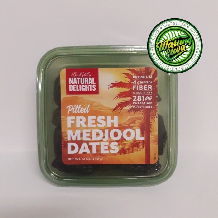 

kurma natural delights pitted fresh medjool dates - tanpa biji 340gr