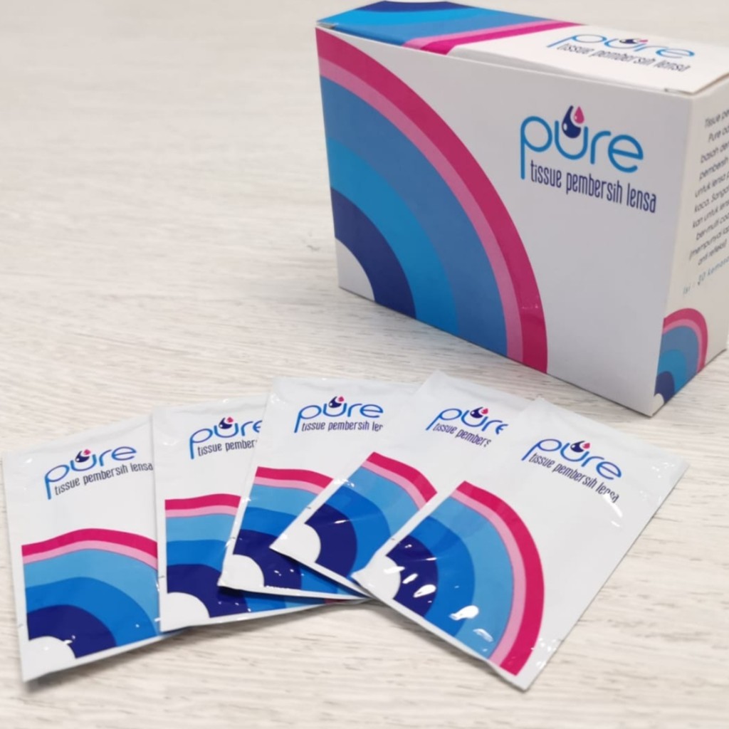 Pure Tissue Pembersih Lensa Kacamata Layar Hp Layar Laptop Tisu Shopee Indonesia