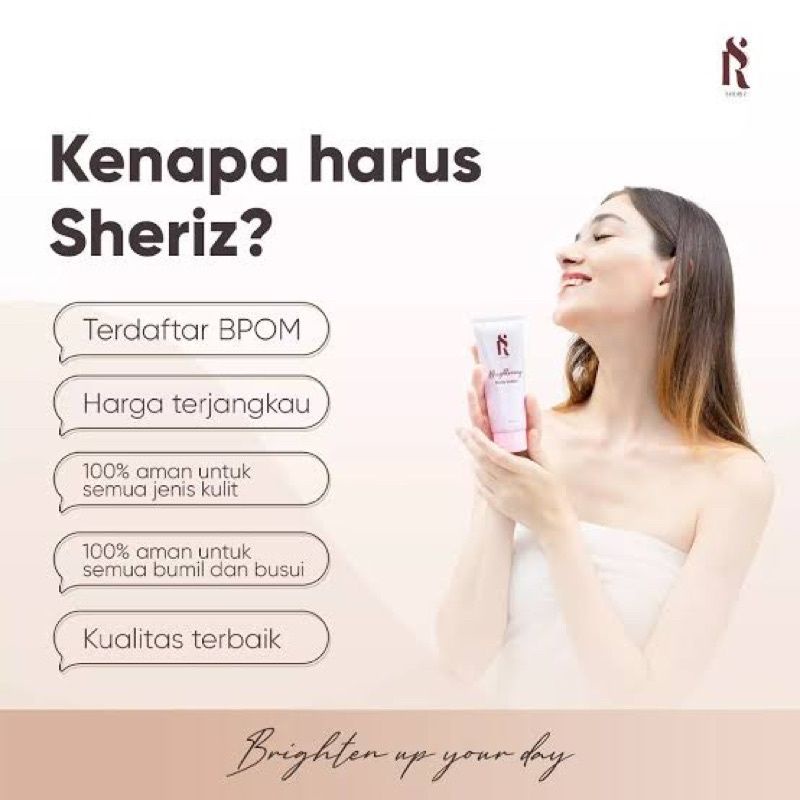 New Packaging Brightening Body Lotion by Sheriz Original exp 2026