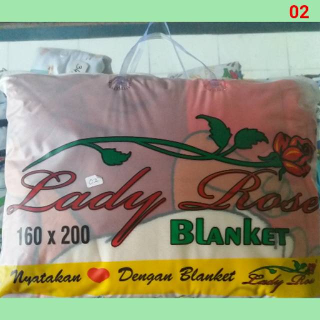 Selimut Karakter Lady Rose 160 cm x 200 cm