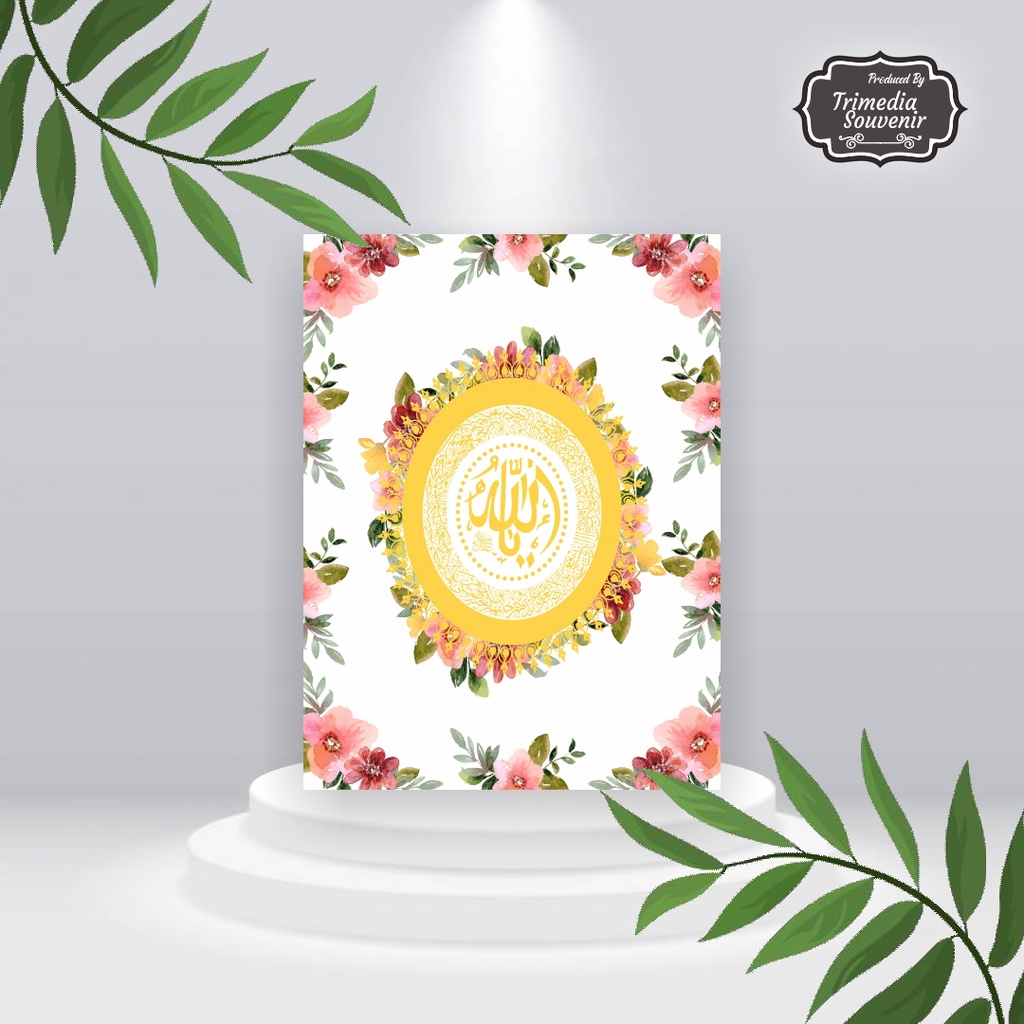 

Hardcover lafadz embos 128 artpaper + siku besi + rumbai