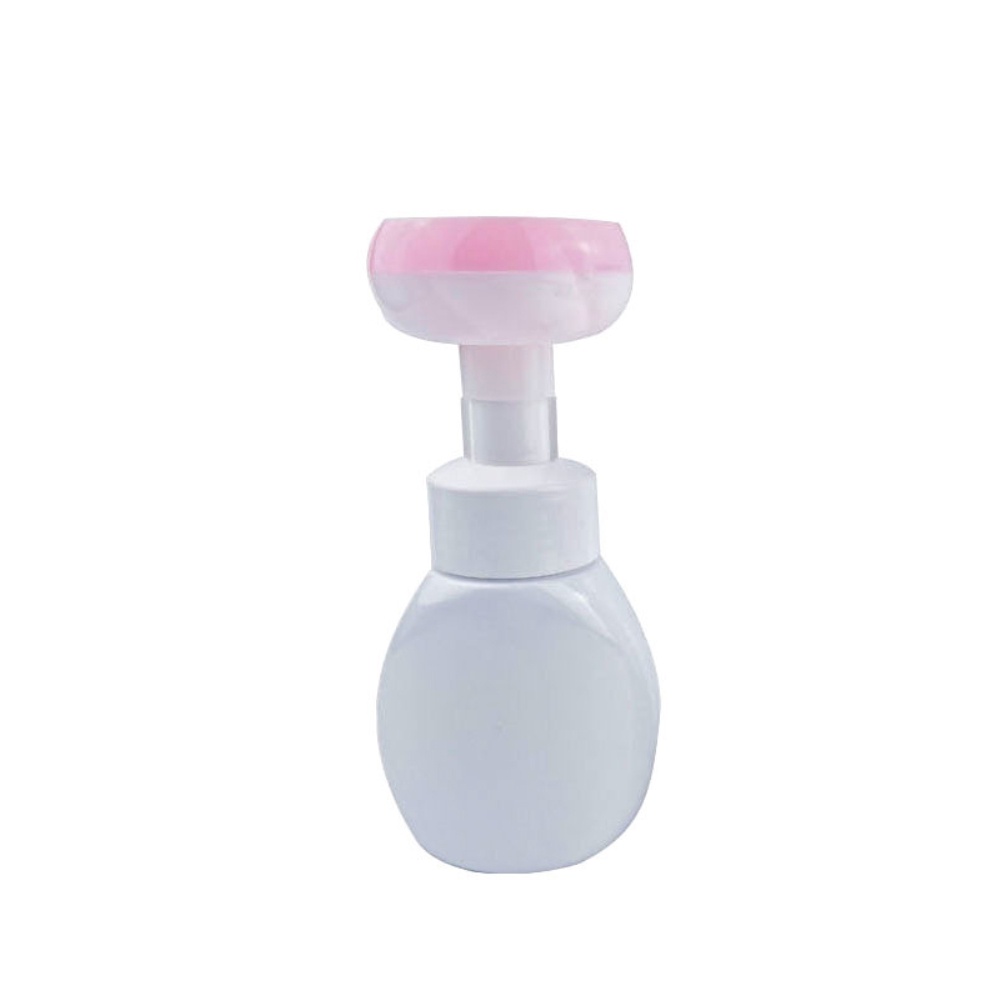 Plastic pressing flower foam bottle refillable bathroom handmade soap shampoo empty bottle sub-bottle ow