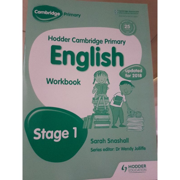 Hodder Cambridge Primary English Workbook Stage 1
