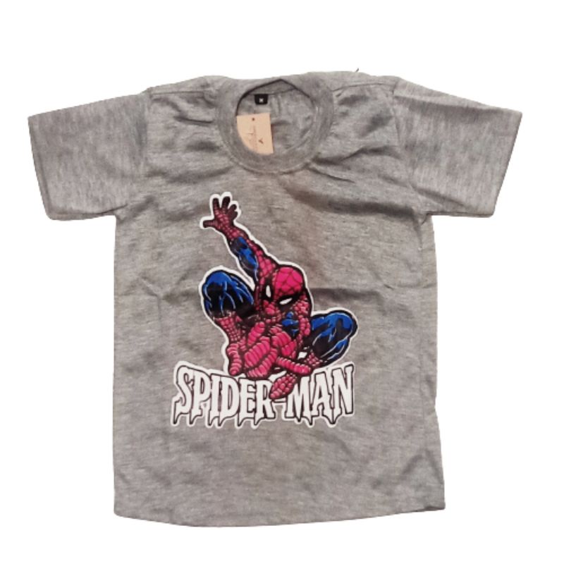 KAOS ANAK LAKI LAKI SPIDERMAN UMUR 1-2-3-4-5-6-7-8-9-10-11-12 // ATASAN BAJU ANAK LAKI LAKI // GROSIR KAOS BAJU  ANAK