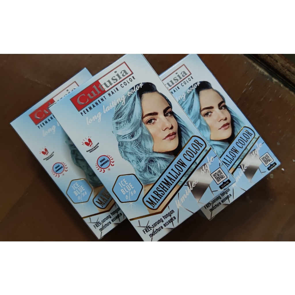 CULTUSIA MARSMALLOW COLOUR ICE BLUE  30 ML