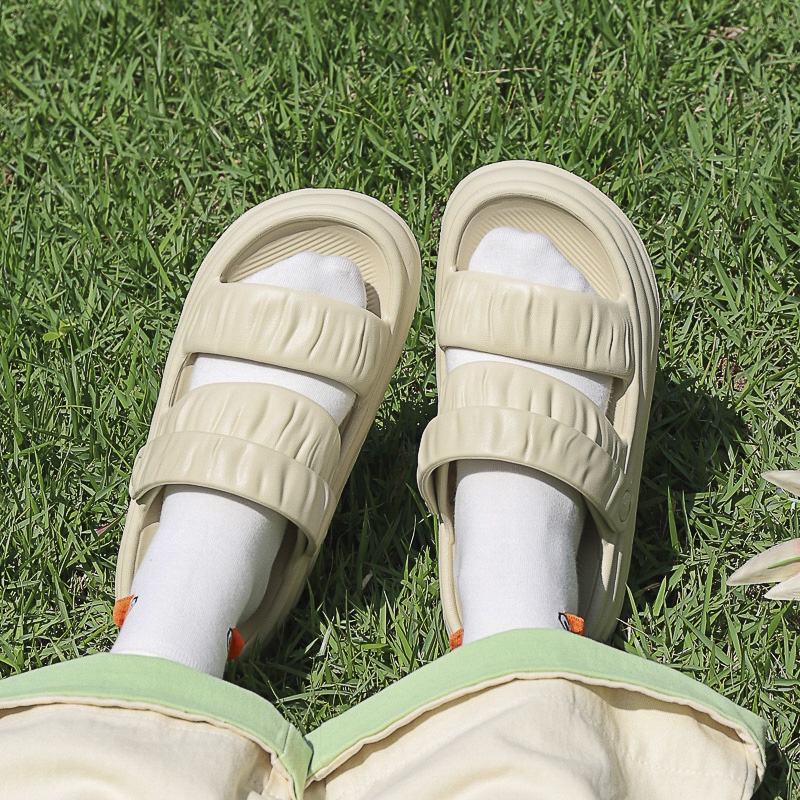 Sandal Slop Wanita JISOO Nyaman Anti Slip Sendal Gunung Korea Cewek Indoor Outdoor Sandal Wanita Tali