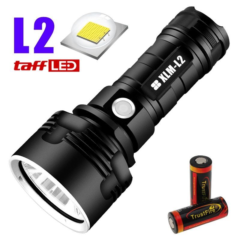 TaffLED Senter LED USB Rechargeable L2 XHP50 25W 1000 Lumens - XLML2

