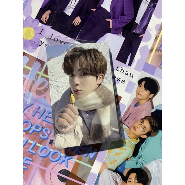 pc photocard random winter package seokjin ( jin )