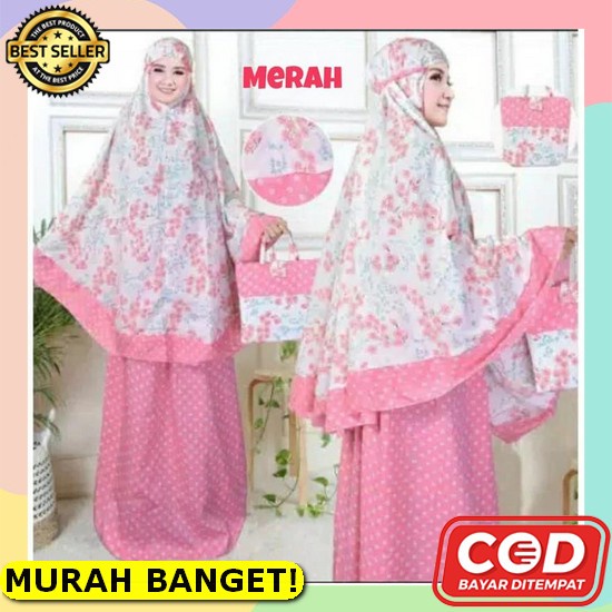Bayar D Tempat (Cod) Mukena Khadijah Cantik Murah Mukena Rusia Dewasa Ori Dalanova Ukuran Jumbo Muke