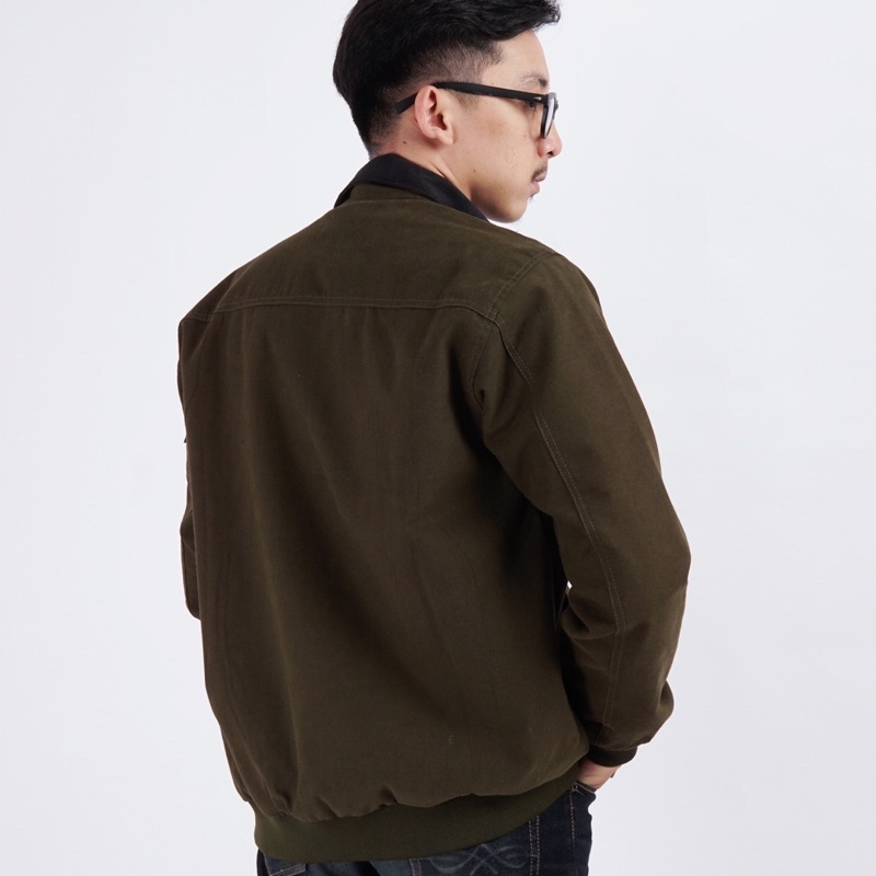 Jacket Canvas With Corduroy - 0032