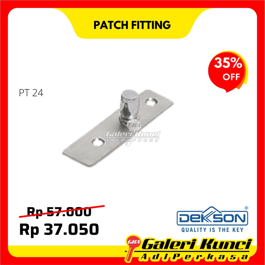 Jual Patch Fitting Dekson Dekkson Pt 24 Top Fitting Pintu Kaca Shopee Indonesia 2263