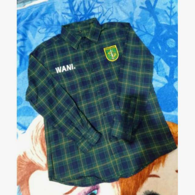 HEM  FLANEL PERSEBAYA WANI KOTAK