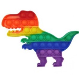 Pop It Rainbow / Fidget Toy-Dino
